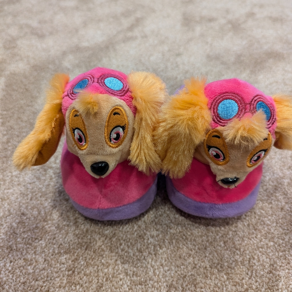EUC Nickelodeon Stompeez! Skye Paw Patrol Girls Slippers